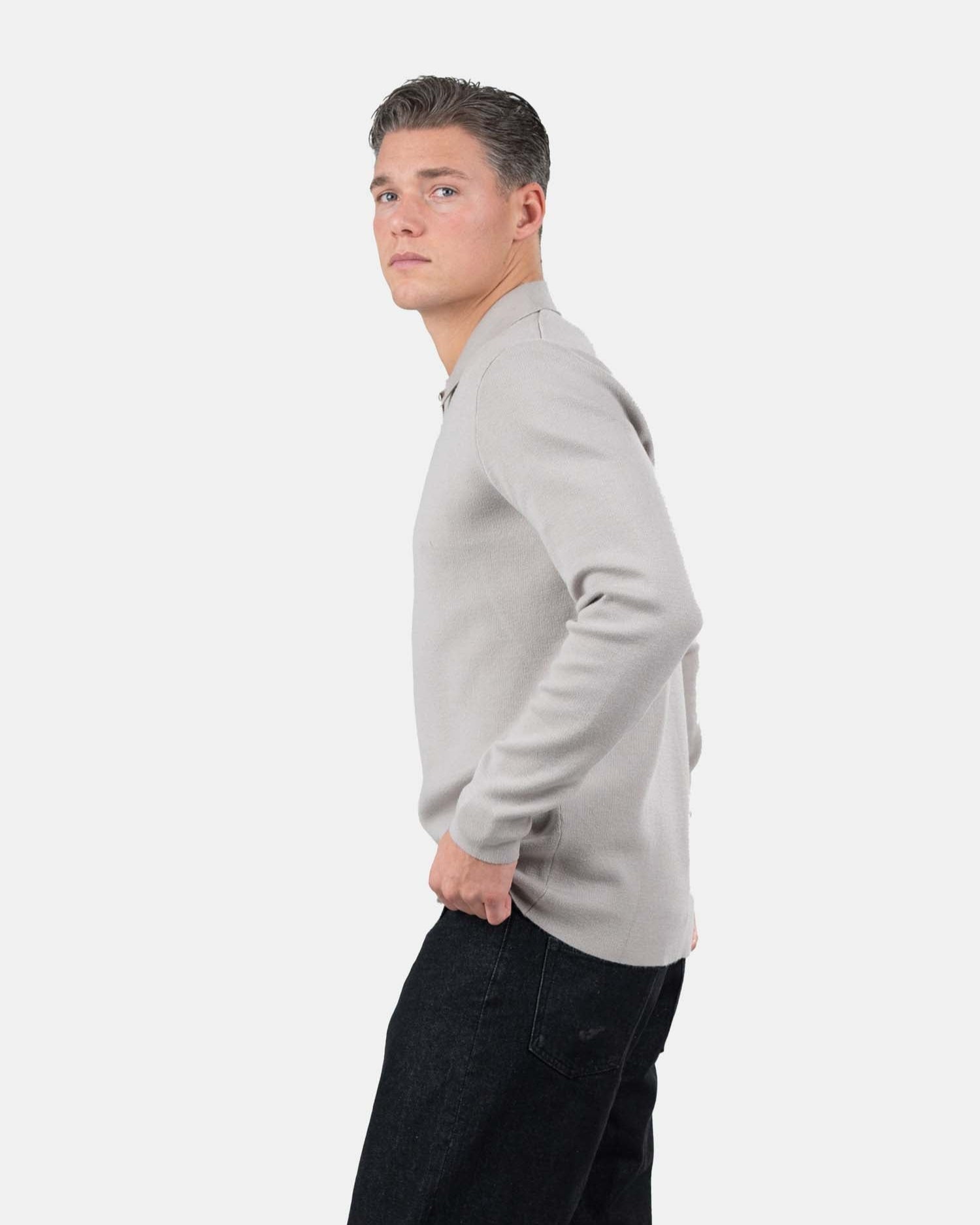 Half Zip Polo Grå | Skagen - clothing.dk